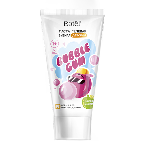«Bubble Gum» паста гелевая зубная детская